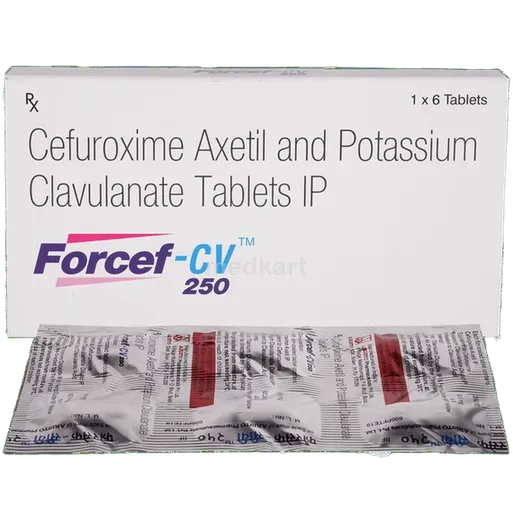 forcef cv 250mg tablet 10's